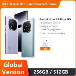 Redmi Note 14 Pro+ 5G 글로벌 버전 스마트폰 Snapdragon 7s Gen 3 200MP 후면 카메라 120W HyperCharge IP