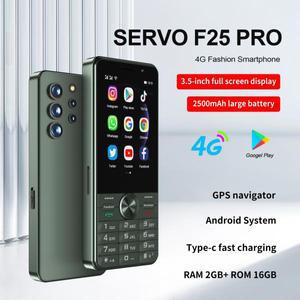 SERVO F25 PRO 4G 스마트폰 안드로이드 8.1 OS 2+16GB ROM 카메라 2500mAh 듀얼 SIM 대기 버튼 스마트 휴대