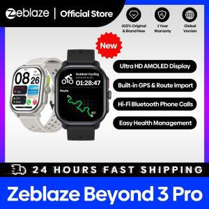 새로운 Zeblaze Beyond 3 PRO GPS 스마트 워치 2.15인치 AMOLED 디스플레이 내장 GPS 및 경로 가져오기 전