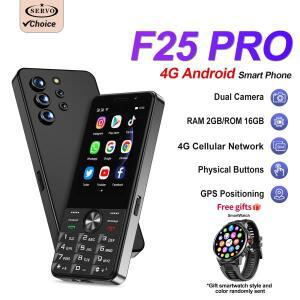무료 선물! 서보 F25 PRO 안드로이드 스마트폰 4G 네트워크 듀얼심 2+16GB 플레이 스토어 와이파이 GPS FM