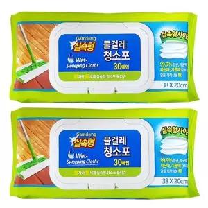 실속형 물걸레 청소포 99.9%항균(38x20cm) 30매 x2개
