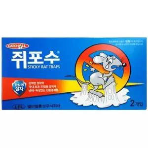 엘비엘 쥐포수 트랩용 접착제 끈끈이 2개입