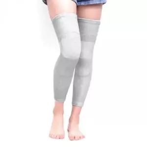 보온무릎보호대 무릎 보온 롱 워머 보호대 그레이 겨울철 보온용