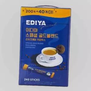 커피 이디야 스페셜 골드블렌드 리치크레마 11gx240T 커피믹스
