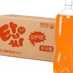 일화 탑씨 오렌지 무라벨 1.5Lx12PET