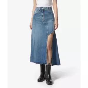 [알렉산더맥퀸] 펜슬 데님 스커트 블루 156943165