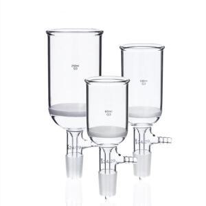 1pcs 30-2000ml 실험실 유리 Buchner 필터 깔때기, 소결 G1-G5 선택을위한 거친