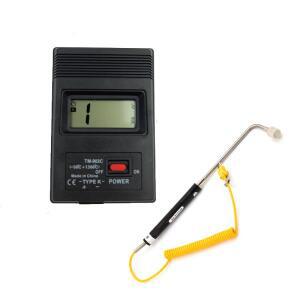K형 디지털 온도계 테스터, 표면 열전대 니들 프로브, TM902C 81532B,-50C ~ 500C 계량기