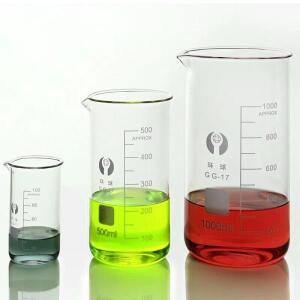 50/100/150/250/300/400/500/600/800/1000ml 붕규산 유리 비커 높이 측정 컵 실험실
