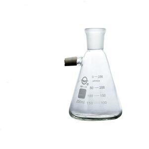 100ml 250ml 붕규산 유리 진공 연삭 입 여과 흡입 플라스크 실험실 필터 병