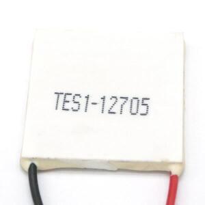 12V 5A 30x30mm TES1-12705 방열판 열전기 냉각기 펠티어 냉각판 냉동 모듈