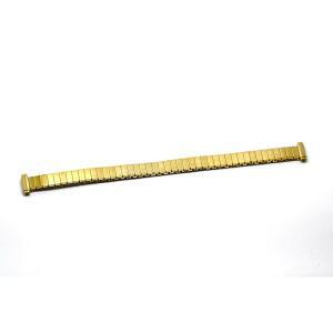 쿠아르 드 리옹 8-10mm 골드 스테인리스 스틸 얇은 확장 시계 밴드 스트랩(좁은 너비)
