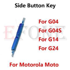 모토로라 모토 G04 G14 G24용 전원 버튼 ON OFF 볼륨 업 다운 사이드 키