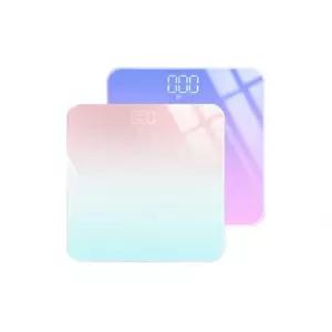 체중계 파스텔 건강측정용품 디지털 온도측정가능 미니 LED