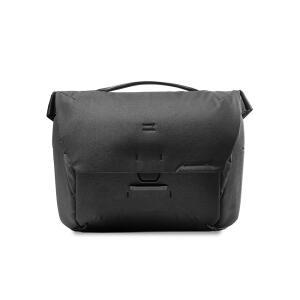 PEAK DESIGN EVERYDAY MESSENGER V3 13L, 작업 13인치 및 FLEXFOLD 적합, 클로저, MAGLATCH 노트북 슬리브가 가능, 백 내후성 디바이더, 확장 있는 블랙, 메신저 카메라 여성용 가방, 노트북에 남성