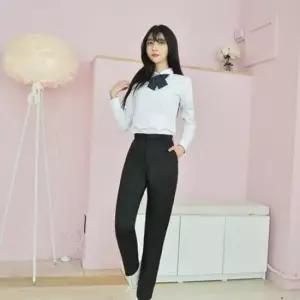 교복몰 스판 차콜 교복바지(여자) 교복 학생복