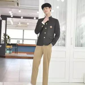 교복몰 차콜 차이나 카라 남자 자켓 (성안고) 교복