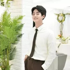 교복몰 남자 상아색 스판 셔츠 교복 학생복