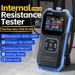 FNIRSI HRM-10 저항 배터리 테스터 계량기 18650 리튬 납산 내부 전압