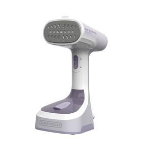 블랙+데커 이지 스토어 프로 폴더블 스티머, GS0311-0PD, 45초 열선, 엑스트라 롱 파워 코드 및 보푸라기 제거 장치 부착, 의류, 커튼 및 실내 장식을 위한 강력한 스팀 성능