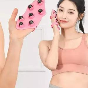 [콩심팥심]셀프 휴대용 어깨 팔뚝 안마 글러브 종아리 롤러 전신 양면