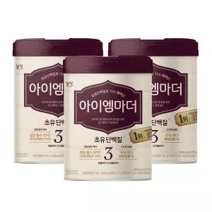 남양 아기분유 아이엠마더 3단계 초유성분 12~24개월 800g 3개