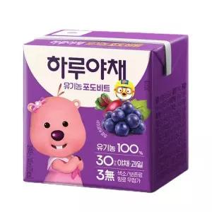 에이치와이 뽀로로 하루야채 유기농 포도비트 140ml x 24개