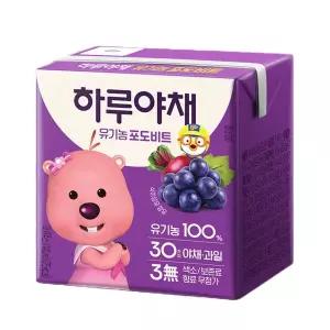에이치와이 뽀로로 하루야채 유기농 포도비트 140ml x 12개