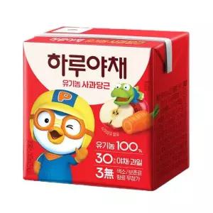 에이치와이 뽀로로 하루야채 유기농 사과당근 140ml x 24개