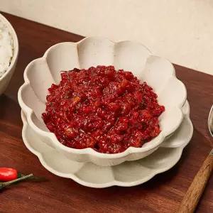 푸디헤븐 매콤달콤 쫄깃한 밥도둑 비빔 낙지젓 1kg