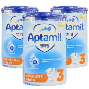 압타밀 프로누트라 어드밴스 3단계 분유 800g 3개