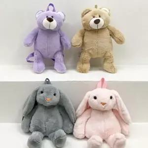 토끼 곰돌이 인형가방 애착인형 가방 키덜트 귀여운 캐릭터 캐쥬얼 백팩