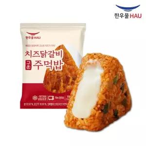 한우물 감탄한끼 치즈닭갈비 구운주먹밥 100g x 10봉