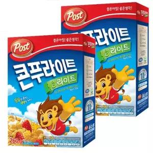 동서 포스트 콘푸라이트1 3슈거라이트 260g X 2개