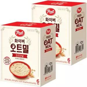 동서 포스트 화이버 오트밀 오리지널 180g X 2개