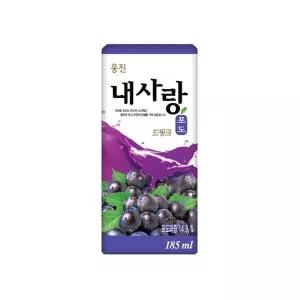 웅진 내사랑 포도 드링크 185ml x 10개