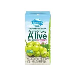 덴마크 테이크 얼라이브 청포도 120ml x 6개