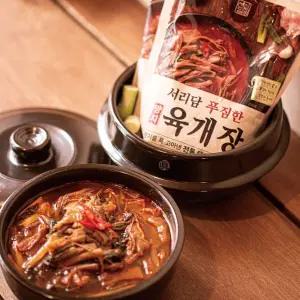 서리담 푸짐한 양지 육개장 4팩 600g X 4