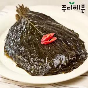 푸디헤븐 짜지 않고 향긋한 밥도둑 간장 깻잎절임 1kg+1kg
