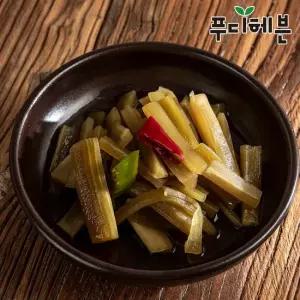 오독오독 식감좋은 새콤달콤 궁채장아찌 줄기상추절임 1kg+1kg