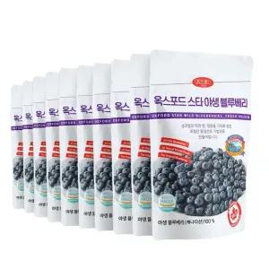 캐나다100% 옥스포드 야생블루베리 동결건조 과일칩 30g X 10팩