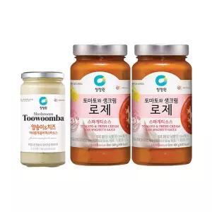 청정원 파스타소스, 로제, 600g, 2개 + 머쉬룸투움바, 350g, 1개