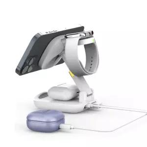 iWhere 4in1 맥세이프 고속 무선 충전기 애플워치 충전거치대 IQW5000