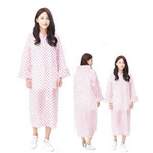 [루시드]땡땡이 우비 우의 여름 장마철 레인코트 비옷