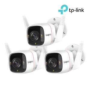 티피링크 Tapo C320WS 3팩 실외용 WiFi 야간 풀칼라 카메라 3세트 홈캠