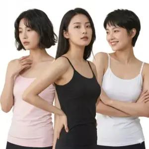 스페클로 모달드라이실키 끈나시 여성런닝 케미솔 1매