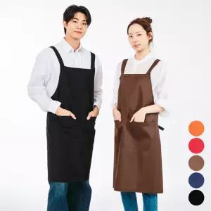 DAE47 남여공용 빅사이즈 큰 미술 공방 카페 앞치마
