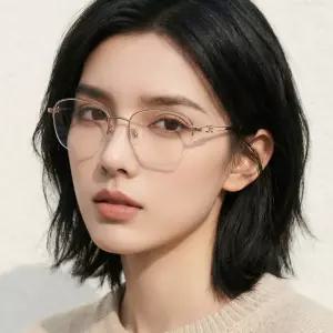 발리 안경테 BY5073H 033 명품 반무테 남자 여자 금테