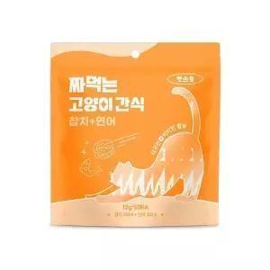 펫스윗 짜먹는 고양이 간식 참치 30p+연어 30p, 12g, 60개입