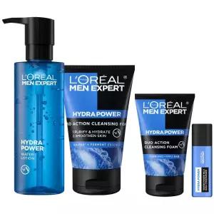 로레알파리 맨 엑스퍼트 이드라파워 쿨링 올인원 120ml + 클렌징 폼 100ml(아쿠아/차콜) + 클렌징 폼 50ml+미니 올인원 22ml(랜덤)